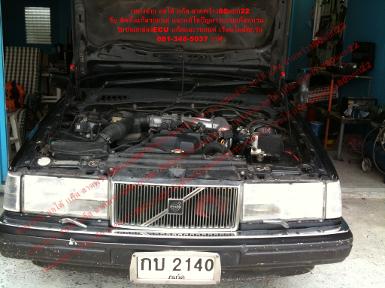 VOLVO 940 ติดตั้งแก็สรถยนต์ หัวฉีด AG ระบบแก็สใช้งานไม่ได้ (ติดตั้งมาจากที่อื่น)